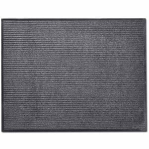 vidaXL Tapis d'entr&eacute;e gris 120 x 180 cm PVC