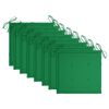 vidaXL Chaises de jardin avec coussins vert lot de 8 Bois teck massif