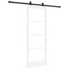 vidaXL Porte coulissante ORKDAL Blanc et Noir 78 x 202 cm