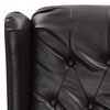 vidaXL Fauteuil de massage Marron Similicuir brillant