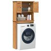 vidaXL Cabinet pour lave-linge VIGO marron miel 72,5 x 27 x 161 cm