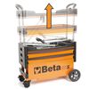 Beta Tools chariot &agrave; outil repliable C27S-O en acier orange
