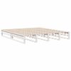 vidaXL Lit biblioth&egrave;que sans matelas blanc 180x200 cm bois pin massif