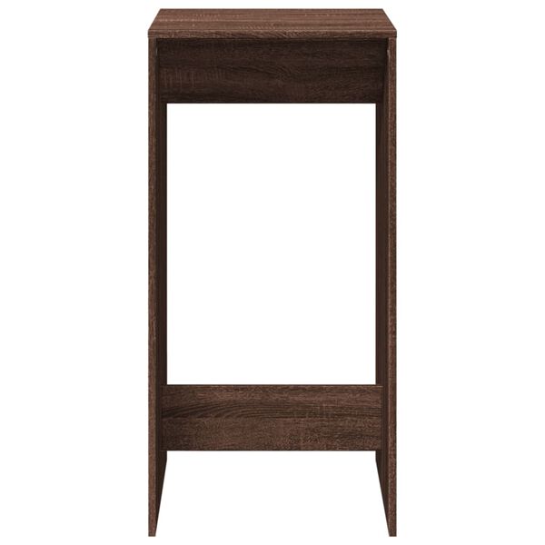 vidaXL Table de bar chêne marron 51x50x103,5 cm bois d'ingénierie