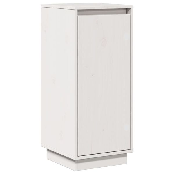 vidaXL Buffet Blanc 31,5x34x75 cm Bois massif de pin