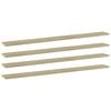 vidaXL Panneaux biblioth&egrave;que 4 pcs Ch&ecirc;ne sonoma 100x10x1,5cm Agglom&eacute;r&eacute;
