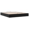 vidaXL Cadre de lit ottoman sans matelas noir 200x200 cm similicuir