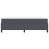 vidaXL Cadre de lit avec matelas Gris fonc&eacute; 180 x 200 cm tissu