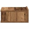 vidaXL Tables de chevet flottantes 2 pcs vieux bois bois d'ing&eacute;nierie