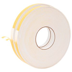 vidaXL Ruban adh&eacute;sif en mousse 2 pcs Blanc 15mm x 10m Mousse CR
