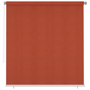 vidaXL Store roulant d'ext&eacute;rieur 220x230 cm Terre cuite PEHD