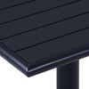vidaXL Table de jardin Noir 80x80x75 cm