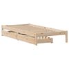 vidaXL Cadre de lit sans matelas 90x200 cm bois de pin massif