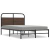 vidaXL Cadre de lit sans matelas 140x200 cm ch&ecirc;ne marron