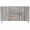 vidaXL Buffet sonoma gris 100x36x60 cm bois d'ing&eacute;nierie