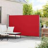 vidaXL Auvent lat&eacute;ral r&eacute;tractable de patio 170x300 cm Rouge