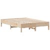 vidaXL Cadre de lit sans matelas 120x200 cm bois de pin massif