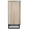 vidaXL Buffet Blanc 40 x 33 x 75 cm bois de manguier massif