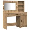 vidaXL Table de Toilette 2 pc Marron 78,5 x 41 x 135 cm