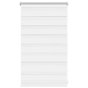 vidaXL Store v&eacute;nitien z&eacute;br&eacute; 50,9 x 100 cm, largeur du tissu 46,7 cm, blanc