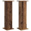 vidaXL Support de Plante 2 pc Bois ancien 30,5 x 30 x 100,5 cm
