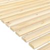 vidaXL Lattes de lit 100x200 cm bois de pin massif