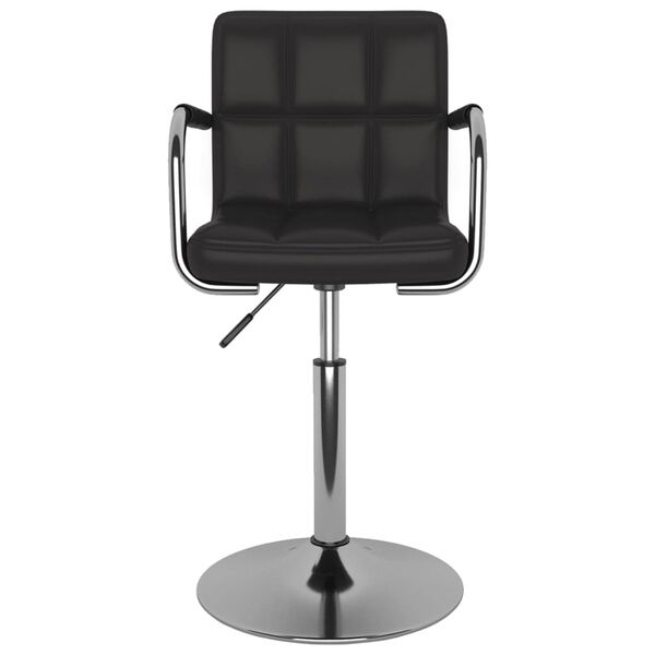 vidaXL Tabouret de bar Noir Similicuir