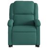 vidaXL Fauteuil inclinable vert fonc&eacute; tissu