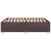 vidaXL Cadre de lit sans matelas marron fonc&eacute; 160x200 cm tissu