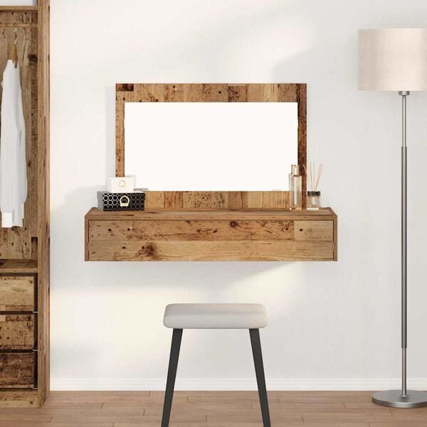 vidaXL Table de Toilette Marron 100 x 40 x 70 cm Bois d'ingénierie
