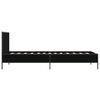 vidaXL Cadre de lit sans matelas noir 90x190 cm