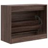vidaXL Armoire à chaussures chêne marron 80x34x63 cm bois ingénierie