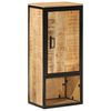 vidaXL Armoire de salle de bain 40x27x90cm bois massif manguier et fer