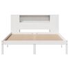 vidaXL Lit biblioth&egrave;que sans matelas blanc 120x190 cm bois pin massif