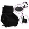 vidaXL Fauteuil de massage inclinable Noir Velours