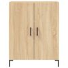 vidaXL Buffet haut Ch&ecirc;ne sonoma 69,5x34x180 cm Bois d'ing&eacute;nierie