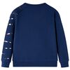 Sweatshirt pour enfants bleu marine 128