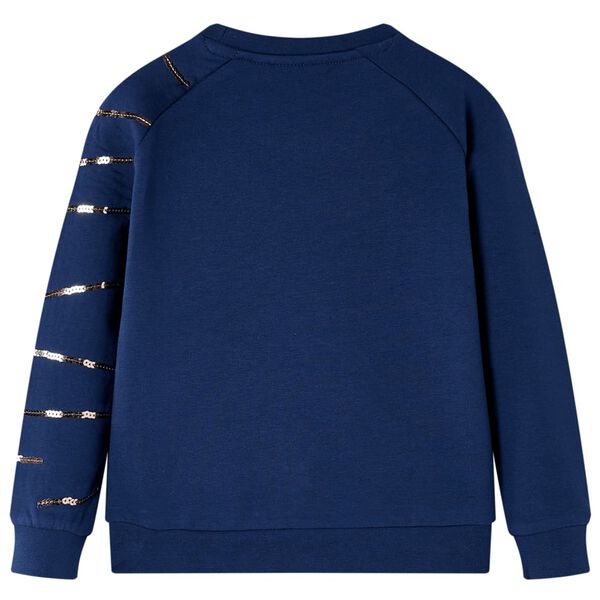 Sweatshirt pour enfants bleu marine 128