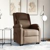 vidaXL Fauteuil Marron Tissu