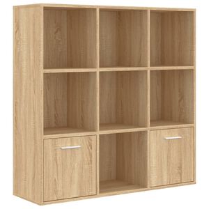 vidaXL Biblioth&egrave;que Ch&ecirc;ne sonoma 98x30x98 cm Bois d&rsquo;ing&eacute;nierie