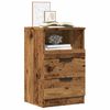 vidaXL Table de chevet vieux bois 40x36x65 cm bois d'ing&eacute;nierie