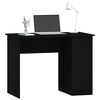 vidaXL Bureau Noir 100x55x75 cm Bois d'ingénierie