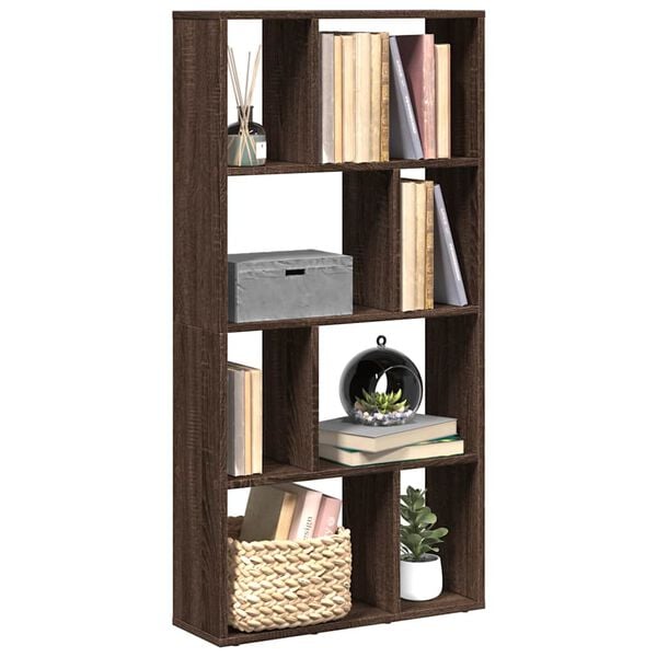 vidaXL Biblioth&egrave;que ch&ecirc;ne marron 60x20x120,5 cm bois d'ing&eacute;nierie
