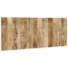 vidaXL T&ecirc;te de lit 200 cm bois de manguier brut massif