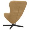 vidaXL Fauteuil &oelig;uf Marron 63 x 73 x 90 cm Velours