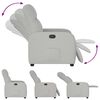 vidaXL Fauteuil inclinable gris nuage tissu