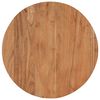 vidaXL Table basse 45x45x35 cm bois massif acacia et fer