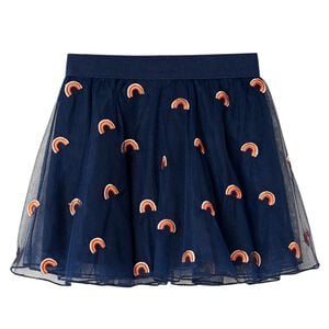 Jupe avec tulle pour enfants bleu marine 92