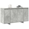vidaXL Buffet Gris b&eacute;ton 135 x 41 x 75 cm Bois d'ing&eacute;nierie