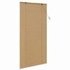 vidaXL Store enrouleur avec des rideaux Marron 110 x 220 cm Bambou